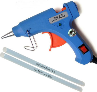 

Yashmit Blue 20 Watt with 2 Hot Melt Glue Sticks Standard Temperature Corded Glue Gun(7 mm)