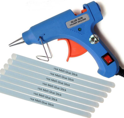 

Yashmit Blue 20 Watt with 7 Hot Melt Glue Sticks Standard Temperature Corded Glue Gun(7 mm)