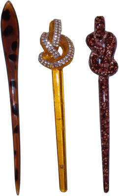 

Disney Frozen Combo of Multi Color Juda Sticks Bun Stick(Multicolor)