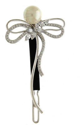

Anuradha Art Jewellery Side Pin Tic Tac Clip(Silver)