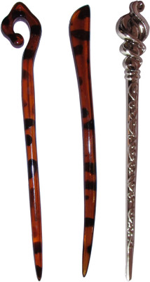 

EASELIFE Premium Combo of Multi Color Juda Sticks Bun Stick(Multicolor)