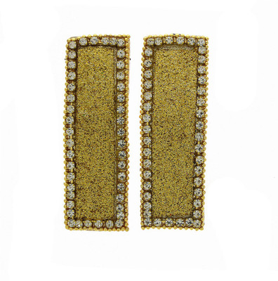 

Anuradha Art Jewellery Side Pin Tic Tac Clip(Gold)