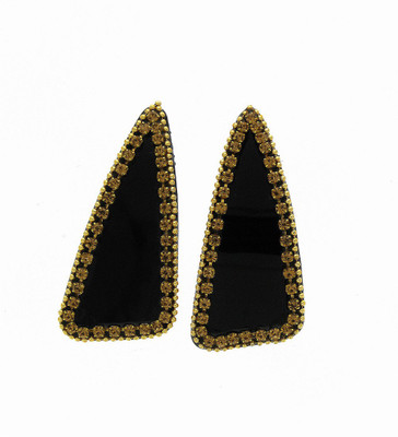

Anuradha Art Jewellery Side Pin Tic Tac Clip(Black)