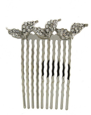

Anuradha Art Jewellery Side Pin Hair Clip(Silver)