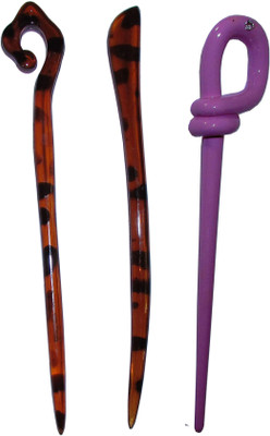 

Must Visit Claw Combo of Multi Color Juda Sticks Bun Stick(Multicolor)