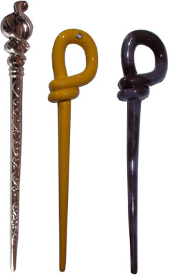 

Must Visit Claw Combo of Multi Color Juda Sticks Bun Stick(Multicolor)