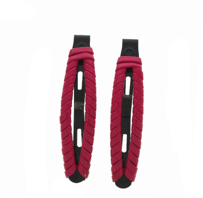 

Anuradha Art Jewellery Side Pin Tic Tac Clip(Pink)