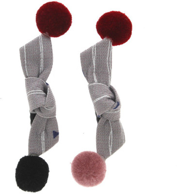 

Anuradha Art Jewellery Side Pin Tic Tac Clip(Grey)