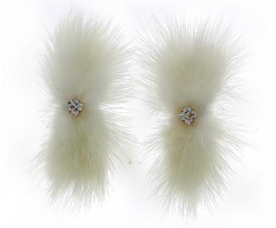 

Anuradha Art Jewellery Side Pin Tic Tac Clip(White)