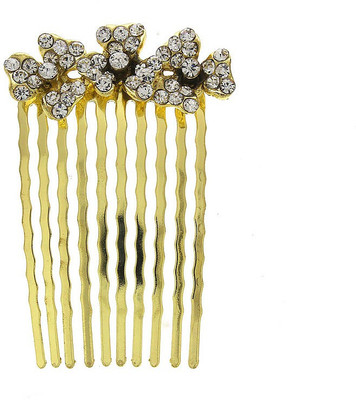 

Anuradha Art Jewellery Side Pin Hair Clip(Gold)
