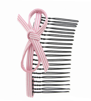 

Anuradha Art Jewellery Side Pin Tic Tac Clip(Pink)