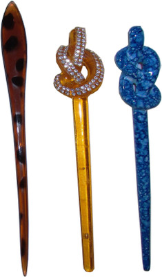 

Anuradha Art Jewellery Combo of Multi Color Juda Sticks Bun Stick(Multicolor)