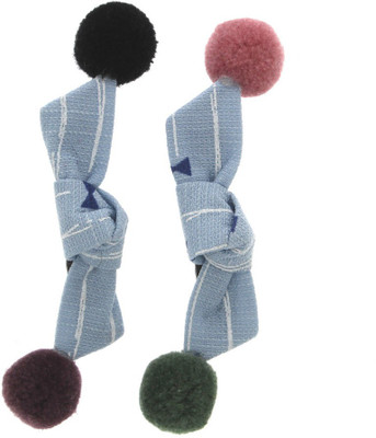 

Anuradha Art Jewellery Side Pin Tic Tac Clip(Blue)