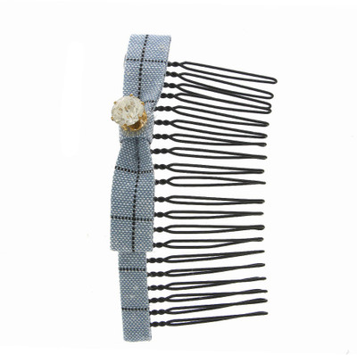 

Anuradha Art Jewellery Side Pin Tic Tac Clip(Blue)