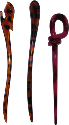 

Must Visit Claw Combo of Multi Color Juda Sticks Bun Stick(Multicolor)