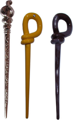 

Kelley French Combo of Multi Color Juda Sticks Bun Stick(Multicolor)
