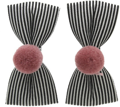 

Anuradha Art Jewellery Side Pin Tic Tac Clip(Black)
