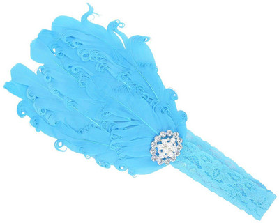 

Jern Baby Cute Feather Headband (Blue) Head Band(Blue)