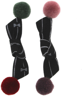 

Anuradha Art Jewellery Side Pin Tic Tac Clip(Black)