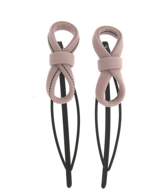 

Anuradha Art Jewellery Side Pin Tic Tac Clip(Pink)