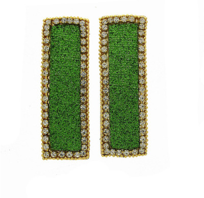 

Anuradha Art Jewellery Side Pin Tic Tac Clip(Green)