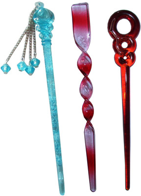 

Manzon Manzon Combo of Multi Color Juda Sticks Bun Stick(Multicolor)