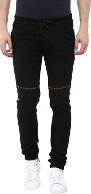 Urbano Fashion Jogger Fit Men Black Jeans