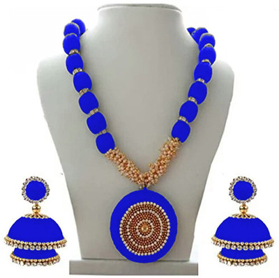 Manav Company Dori Blue Jewellery Set(Pack of 1)