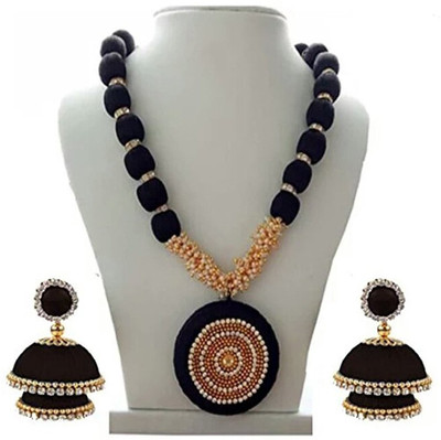 Manav Company Dori Black Jewellery Set(Pack of 1)