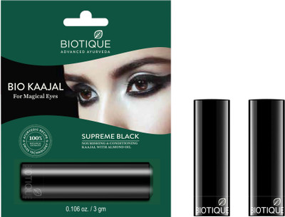 

BIOTIQUE BIO ALMOND KAJAL NOURISHING & CONDITIONING WITH ALMOND OIL 3GM(BLACK, 6 g)
