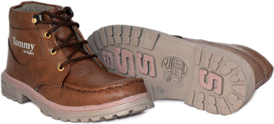 Hiker Boys Lace Casual Boots(Brown
