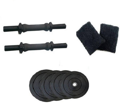 

HEALTH FIT INDIA ONLINE SERIES 10KG WEIGHT , DUMBEL RODS WITH PAIR OF WRIST BAND Home Gym Kit