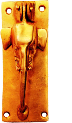 

Purpledip Brass Cabinet/Drawer Pull Handle/ Knob/ Door Knocker 'Wild Elephant' Brass Cabinet/Draw Pull(Gold)
