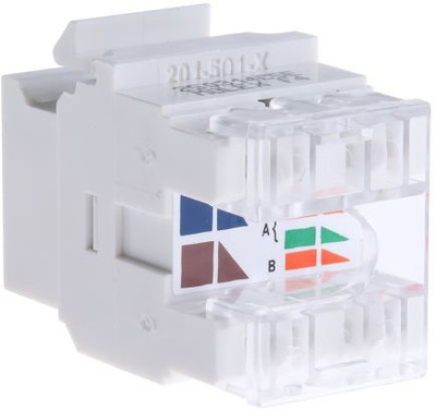 

Molex CAT 5 Keystone Jack Lan Adapter(100 Mbps)