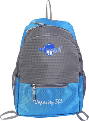 

gossi 18 inch Laptop Backpack(Blue, Grey), Sky blue