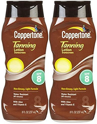 

Coppertone Tanning Lotion SPF 8 Sunscreen(236.59 ml)