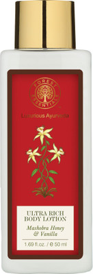 

Forest Essentials Ultra-rich Body Lotion Mashobra Honey & Vanilla(50 ml)