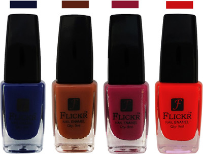 

Flickr EXTRA SHINE and SPEED DRY Nail Polish Blue,Brown,Purple,Red(Pack of 4)