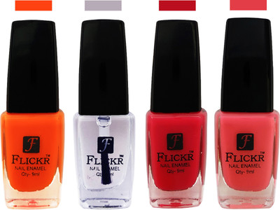 

Flickr EXTRA SHINE and SPEED DRY Nail Polish White,Top Coat,Sweet Pink,White(Pack of 4)