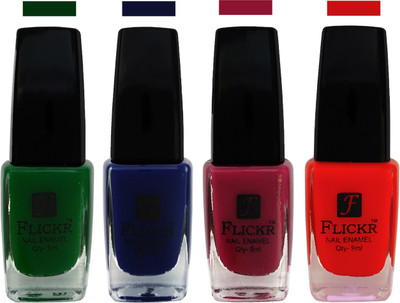 

Flickr EXTRA SHINE and SPEED DRY Nail Polish Green,Blue,Purple,Red(Pack of 4)