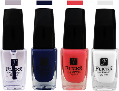

Flickr EXTRA SHINE and SPEED DRY Nail Polish Top Coat,Blue,Baby Pink,White(Pack of 4)