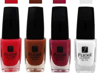 

Flickr EXTRA SHINE and SPEED DRY Nail Polish Sweet Pink,Brown,Purple,White(Pack of 4)