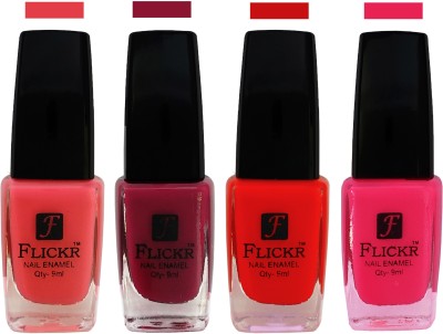 

Flickr EXTRA SHINE and SPEED DRY Nail Polish Baby Pink,Purple,Red,Bright Pink(Pack of 4)