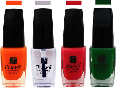 

Flickr EXTRA SHINE and SPEED DRY Nail Polish White,Top Coat,Sweet Pink,Green(Pack of 4)