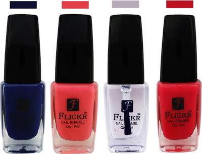 

Flickr EXTRA SHINE and SPEED DRY Nail Polish Blue,Baby Pink,Top Coat,Sweet Pink(Pack of 4)