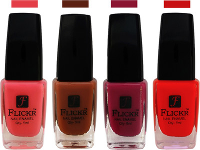 

Flickr EXTRA SHINE and SPEED DRY Nail Polish Baby Pink,Brown,Purple,Red(Pack of 4)