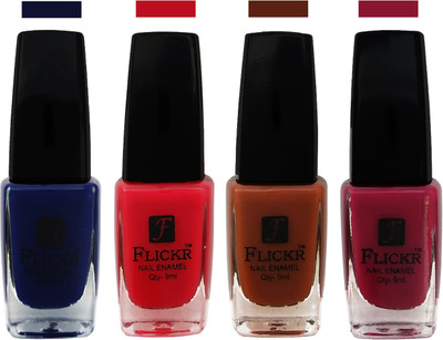 

Flickr EXTRA SHINE and SPEED DRY Nail Polish Blue,Sweet Pink,Brown,Purple(Pack of 4)