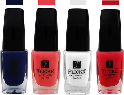 

Flickr EXTRA SHINE and SPEED DRY Nail Polish Blue,Baby Pink,White,Sweet Pink(Pack of 4)