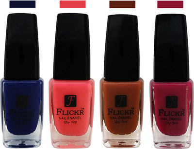 

Flickr EXTRA SHINE and SPEED DRY Nail Polish Blue,Baby Pink,Brown,Purple(Pack of 4)