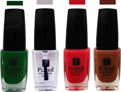 

Flickr EXTRA SHINE and SPEED DRY Nail Polish Green,Top Coat,Sweet Pink,Brown(Pack of 4)